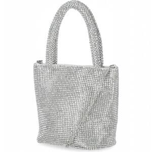 Jessica McClintock Crystal Embellished Chase Top Handle Mini Tote Bag